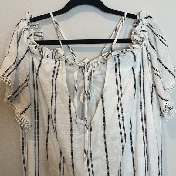 NWOT Red Carter Isla Stripe Maxi Swim Cover-Up - Picture 7 of 10